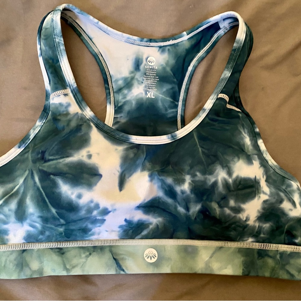 Senita Sarah Sports Bra, Pacific tie dye